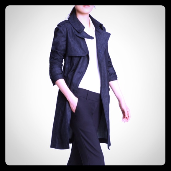 Ann Taylor Jackets & Blazers - Ann Taylor denim trench, new with tags